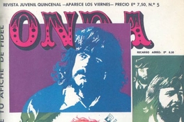 Los Blops en portada de revista Onda, 1971