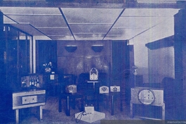 Salón de ventas de radios Emerson en Compañía nº 1042, 1934