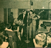 Programa "La Peña Juvenil" en Radio Chilena, 1966