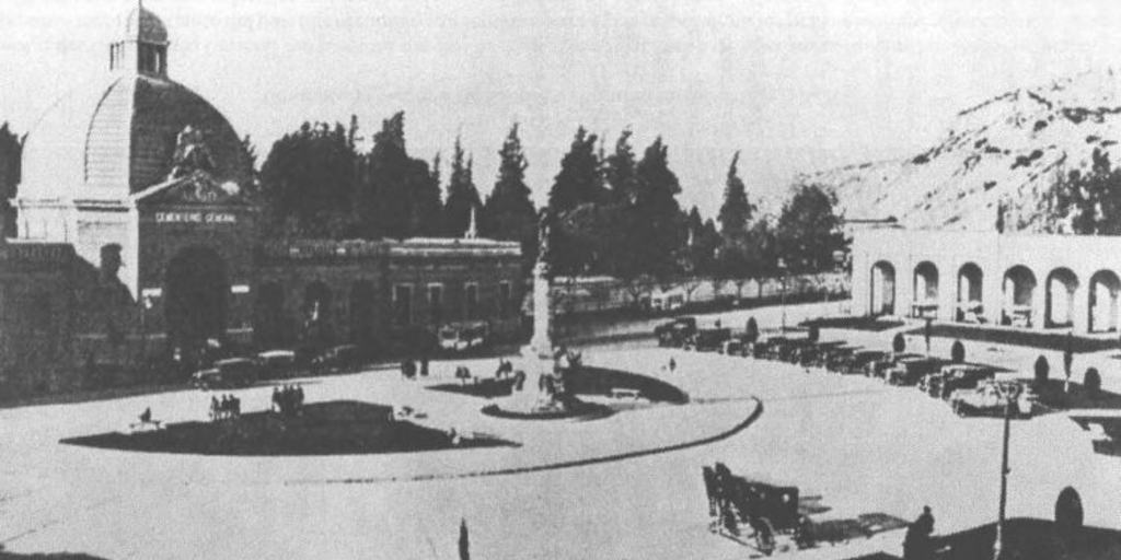 Cementerio General de Santiago, hacia 1930