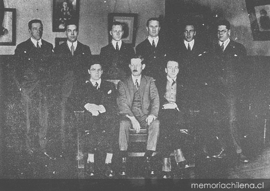 Directorio actual del "British Rowing Club", 1925