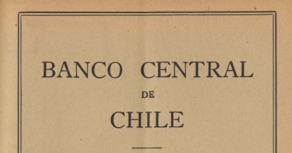 El Banco Central de Chile cumple veinte años