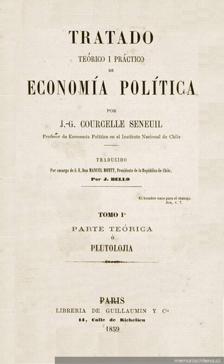 Tratado teórico y práctico de economía política