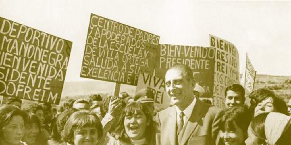 Eduardo Frei en Coyhaique, 1970