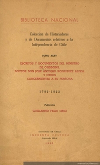 Cédula de amnistía para Chile y bando de Marcó : 4 de septiembre de 1816