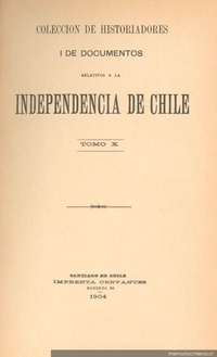 El Gobierno de Chile a sus Pueblos