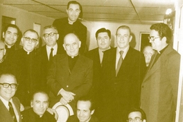 Personalidades de la DC con Cardenal Silva Henríquez