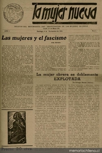 Manifiesto del comité ejecutivo nacional del MEMCH