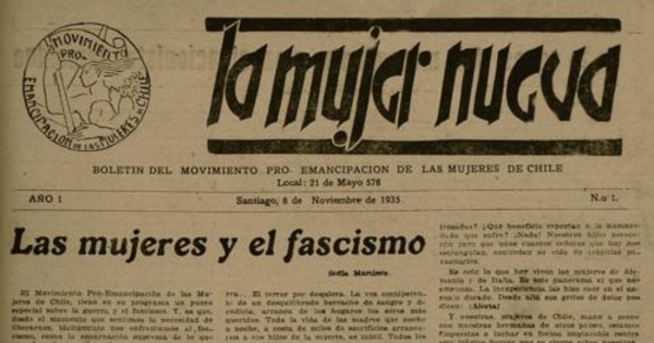 Manifiesto del comité ejecutivo nacional del MEMCH