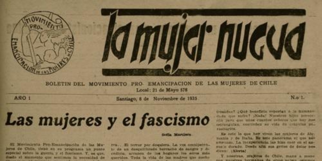 Manifiesto del comité ejecutivo nacional del MEMCH