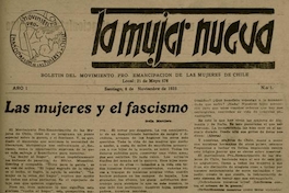 2° Congreso Nacional del Movimiento Pro-Emancipación de las Mujeres de Chile, Santiago 27 de octubre-3 de noviembre de 1940