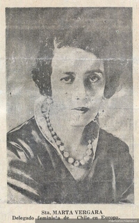 Marta Vergara, ca. 1931