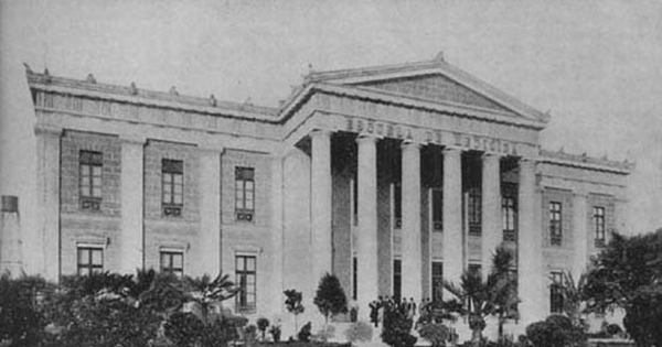 Edificio de la primera Escuela de Medicina