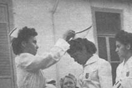 Ceremonia de graduación, Escuela de Enfermería de la Universidad de Chile, 1949