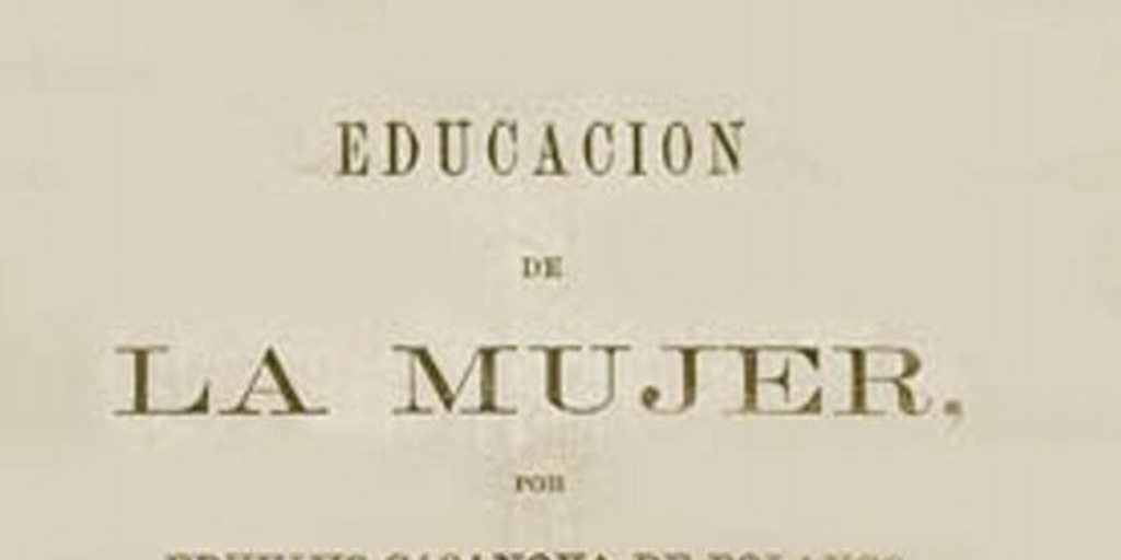 Instrucción de la mujer