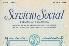 Organización General de la Escuela de Servicio Social de Santiago