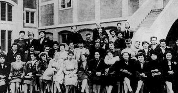 Delegadas al Congreso de FECHIF Universidad Santa María, Valparaíso, 1947