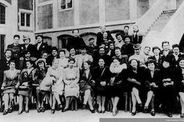 Delegadas al Congreso de FECHIF Universidad Santa María, Valparaíso, 1947