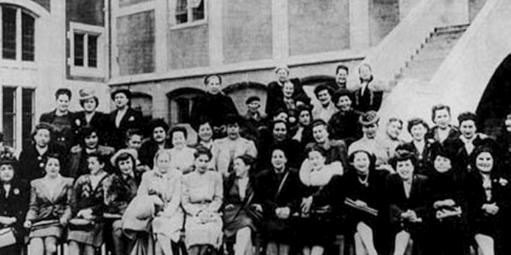 Delegadas al Congreso de FECHIF Universidad Santa María, Valparaíso, 1947