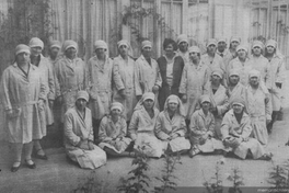 Alumnas de segundo año de la Escuela de Servicio Social, 1928