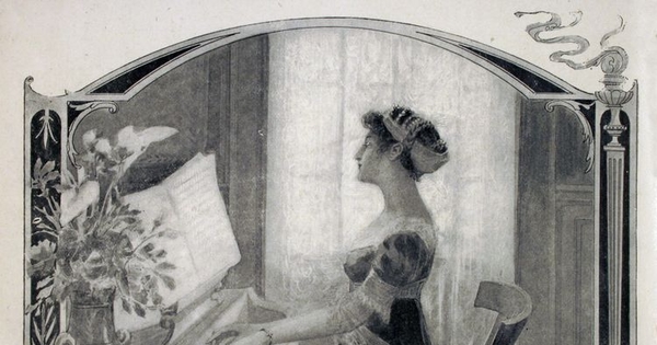 Mujer al piano, 1905