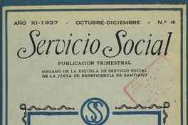 El servicio social en la industria salitrera