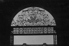 Portal de entrada a La Moneda, hacia 1960