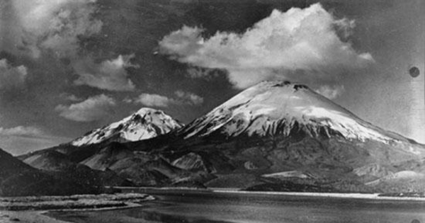 Vista de Volcán, hacia 1960