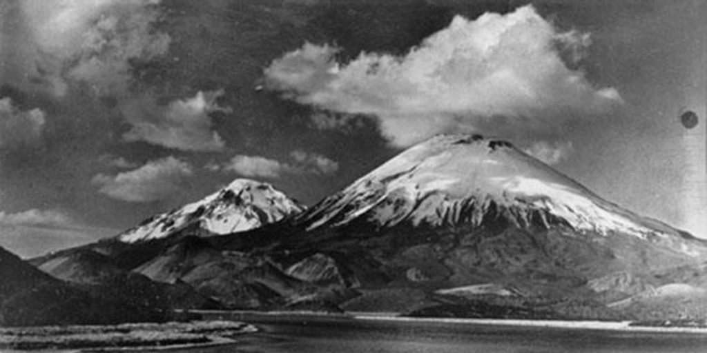 Vista de Volcán, hacia 1960