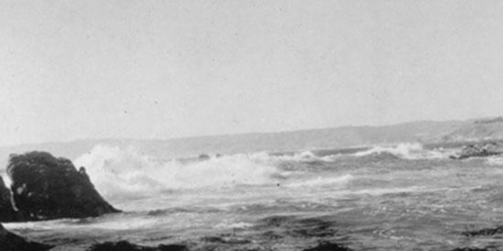 Mar y roqueríos, hacia 1960