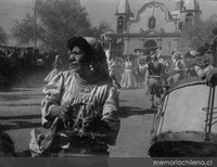 Danzas en fiesta de La Tirana. Ritual del norte de Chile, hacia 1965