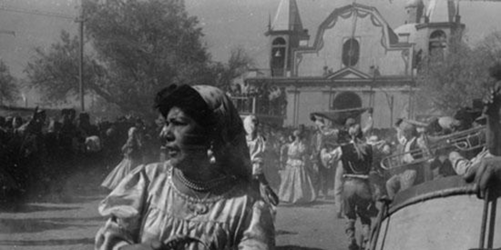 Danzas en fiesta de La Tirana. Ritual del norte de Chile, hacia 1965