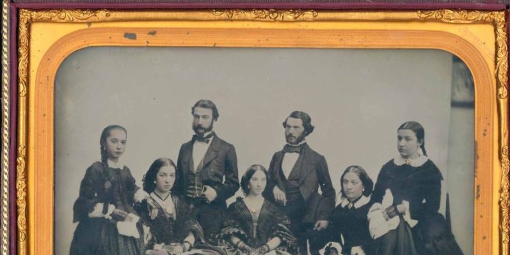 Grupo de personas, ca. 1850