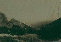 Vista a valle desde un cerro, ca. 1906