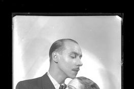 Retrato de Olvido Leguía y pareja, ca. 1955