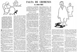 Falta de crímenes