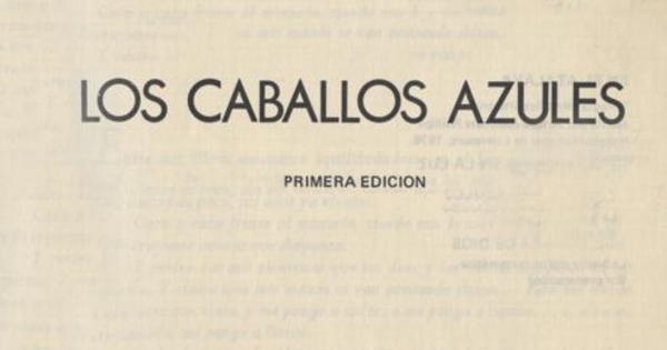 Los caballos azules