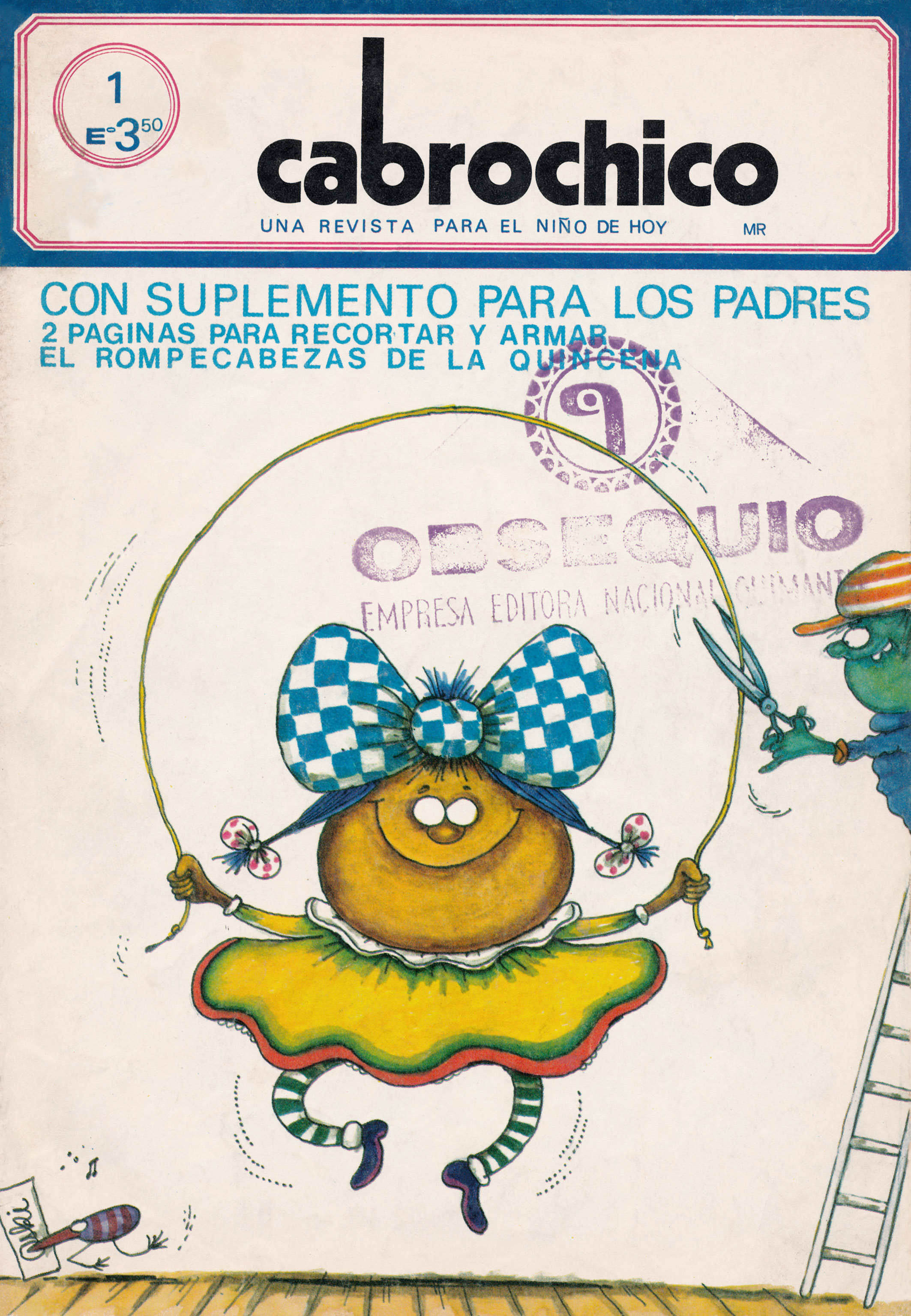 Portada de Cabrochico. Año 1, número 1, julio de 1971