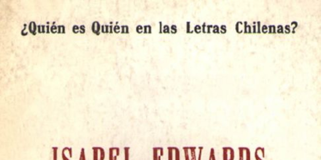 Quien es quien en las letras chilenas