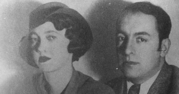 Pablo Neruda junto a María Antonieta Hageenar en Batavia, 1930