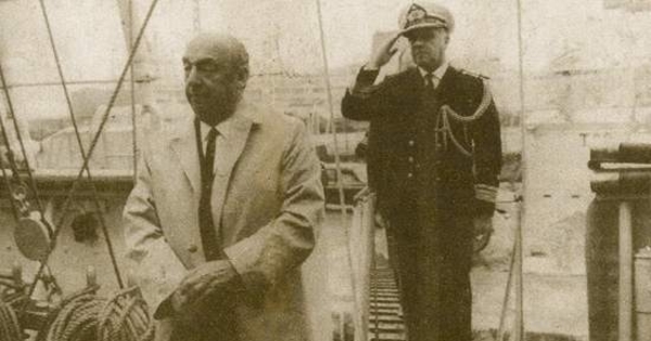 Neruda esta a bordo de La Esmeralda, 1972