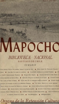 Mapocho : n° 1, marzo de 1963