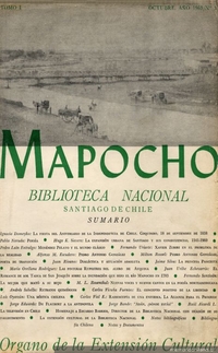 Mapocho : tomo 1, n° 3, v. 3, octubre de 1963