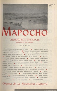 Mapocho : tomo 2, n° 1, v. 4, 1964