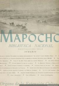 Mapocho : tomo 3, n° 1, v. 7, 1965