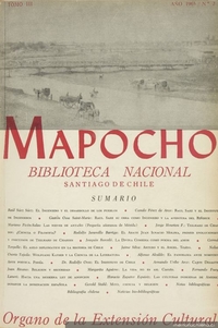 Mapocho : tomo 3, n° 2, v. 8, 1965