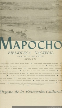 Mapocho : tomo 3, n° 3, v. 9, 1965