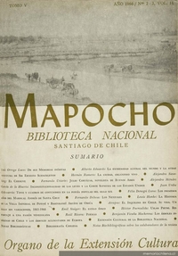 Mapocho : tomo 5, n° 1, v. 13, 1966