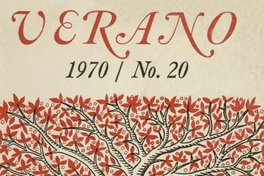 Mapocho : n° 20, verano 1970