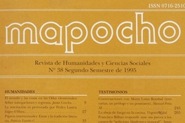 Mapocho : n° 38, segundo semestre, 1995